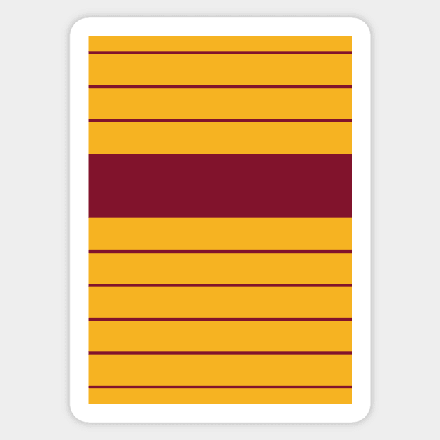 Motherwell Claret Amber Bars Home 2019 - 20 Sticker by Culture-Factory